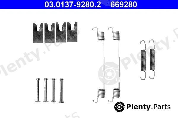 ATE 03.0137-9280.2 — Accessory Kit, brake shoes