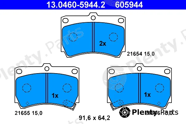 ATE 13.0460-5944.2 — Brake Pad Set, disc brake