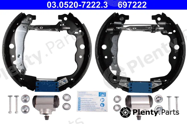 ATE 03.0520-7222.3 — Brake Shoe Set Original ATE TopKit