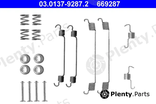 ATE 03.0137-9287.2 — Accessory Kit, brake shoes