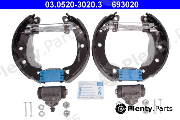 ATE 03.0520-3020.3 — Brake Shoe Set Original ATE TopKit