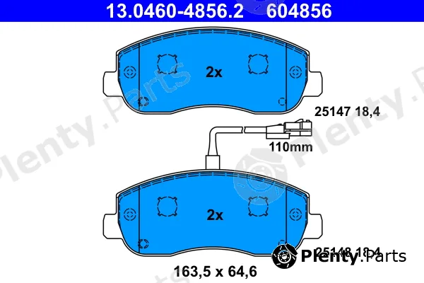 ATE 13.0460-4856.2 — Brake Pad Set, disc brake