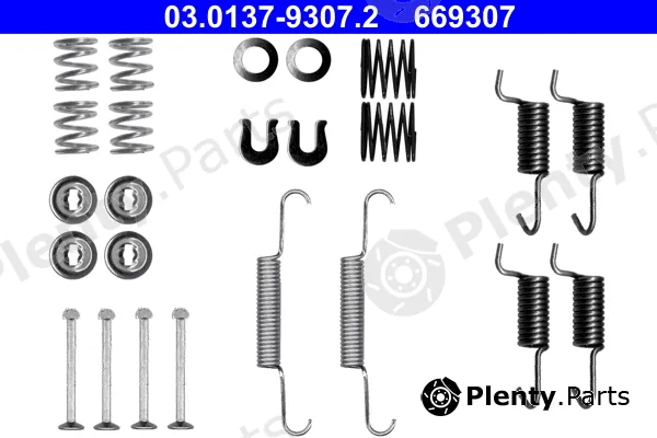 ATE 03.0137-9307.2 — Accessory Kit, parking brake shoes