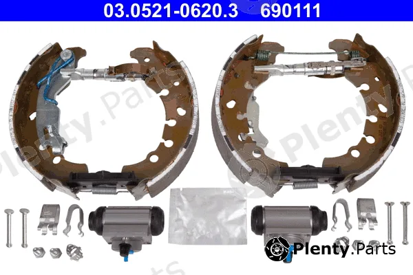 ATE 03.0521-0620.3 — Brake Shoe Set Original ATE TopKit