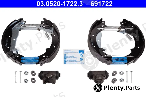 ATE 03.0520-1722.3 — Brake Shoe Set Original ATE TopKit