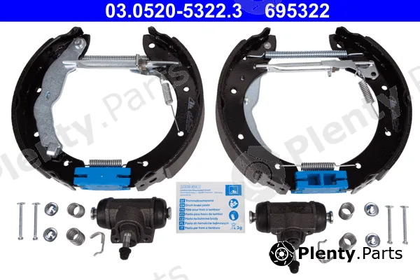 ATE 03.0520-5322.3 — Brake Shoe Set Original ATE TopKit