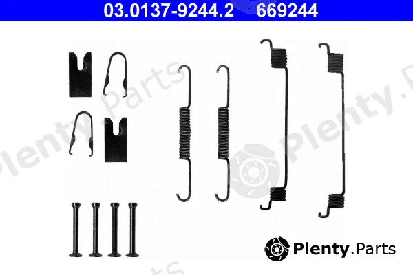 ATE 03.0137-9244.2 — Accessory Kit, brake shoes