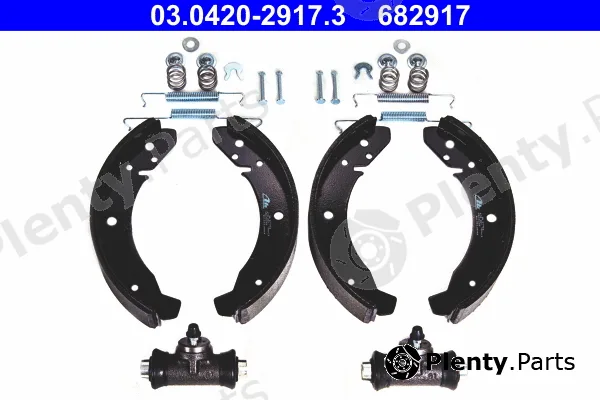 ATE 03.0420-2917.3 — Brake Shoe Set Original ATE Kit