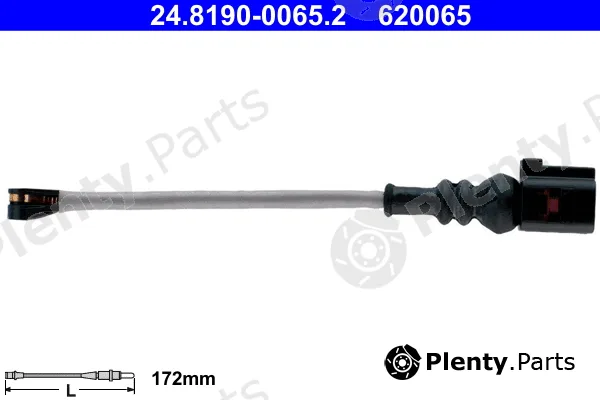 ATE 24.8190-0065.2 — Warning Contact, brake pad wear