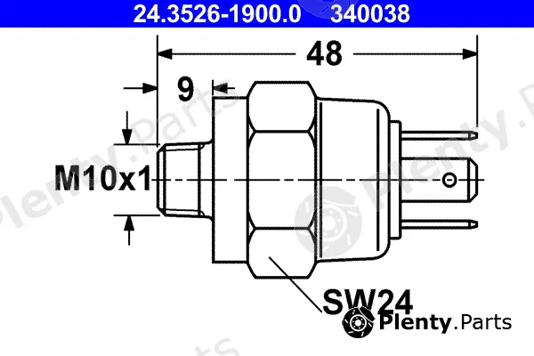 ATE 24.3526-1900.0 — Stop Light Switch