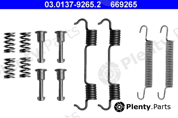 ATE 03.0137-9265.2 — Accessory Kit, parking brake shoes