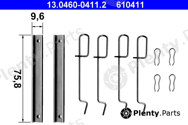 ATE 13.0460-0411.2 — Accessory Kit, disc brake pad
