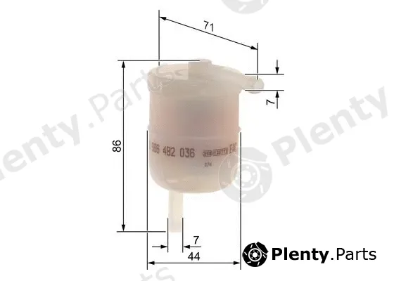 Bosch 09864B2036 — Fuel Filter
