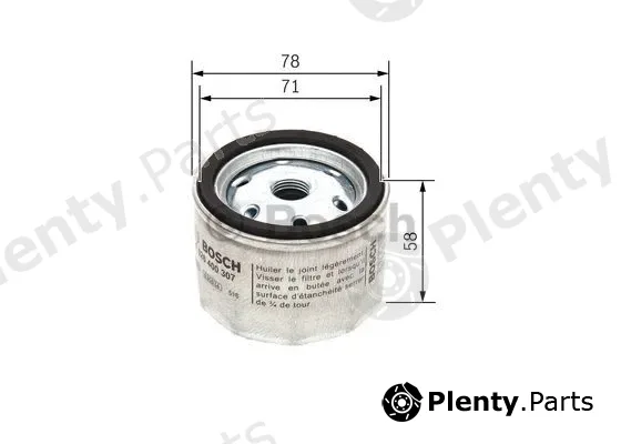 Bosch F026400307 — Air Filter, turbocharger