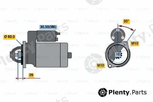 Bosch 0986021300 — Starter