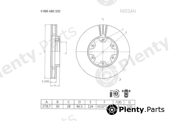 Bosch 0986AB5535 — Brake Disc