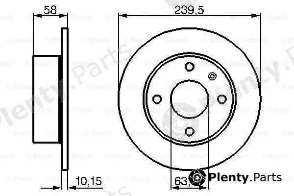 Bosch 0986478072 — Brake Disc