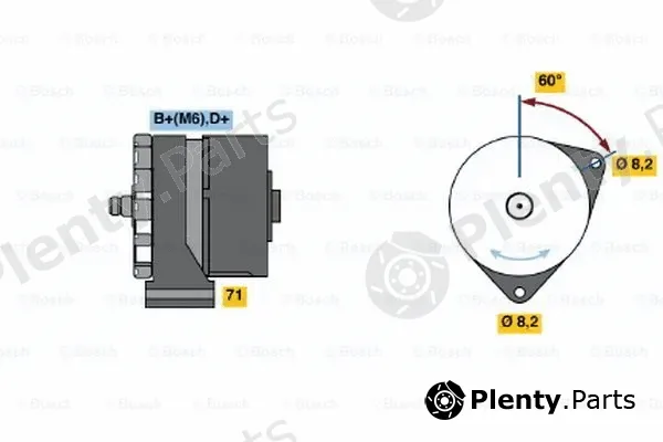 Bosch 0120489065 — Alternator