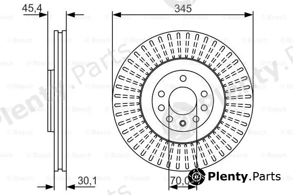 Bosch 0986479A24 — Brake Disc