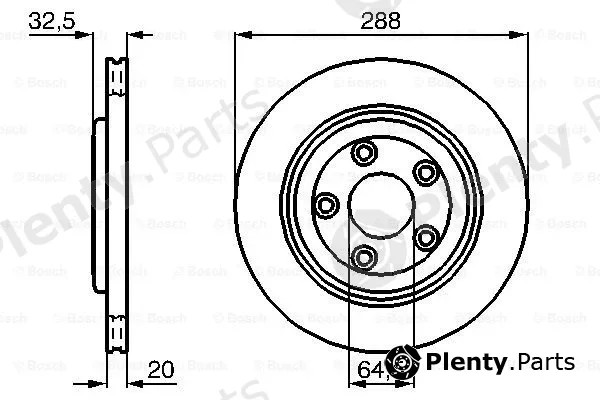 Bosch 0986478777 — Brake Disc