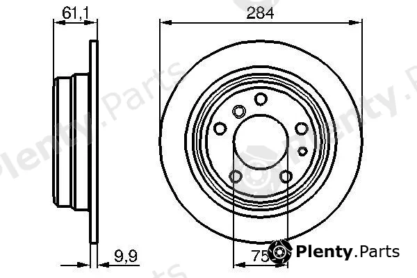Bosch 0986478044 — Brake Disc