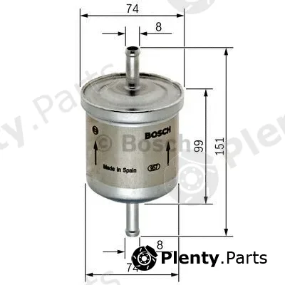 Bosch 0450905201 — Fuel Filter