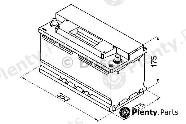 Bosch 0092S30120 — Starter Battery S3