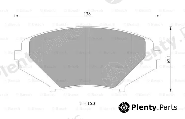 Bosch 0986AB2294 — Brake Pad Set, disc brake