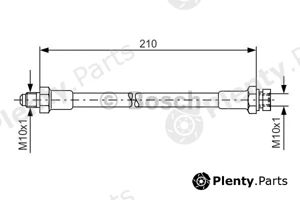 Bosch 1987476327 — Brake Hose