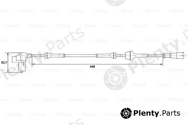 Bosch 0265006407 — Sensor, wheel speed