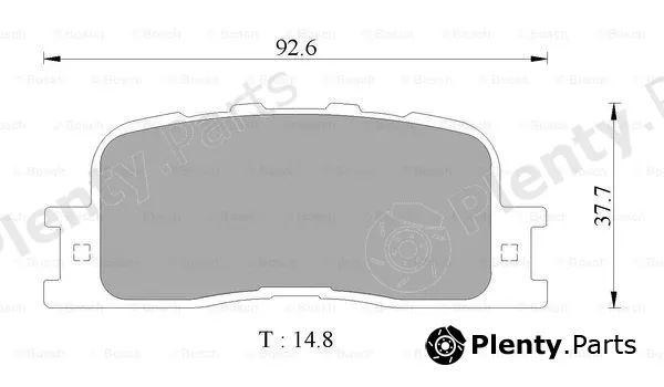 Bosch 0986AB2774 — Brake Pad Set, disc brake