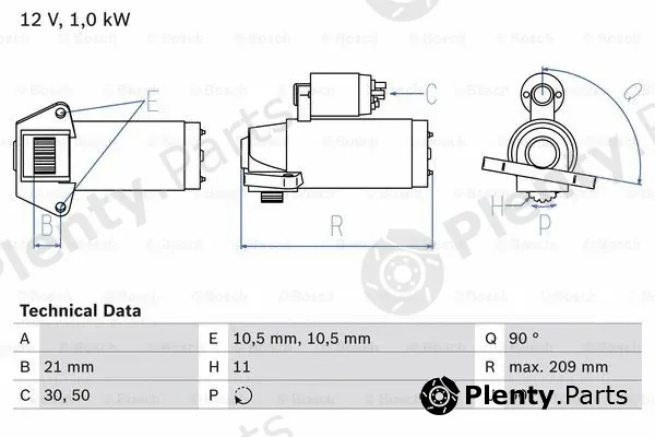 Bosch 0986023610 — Starter
