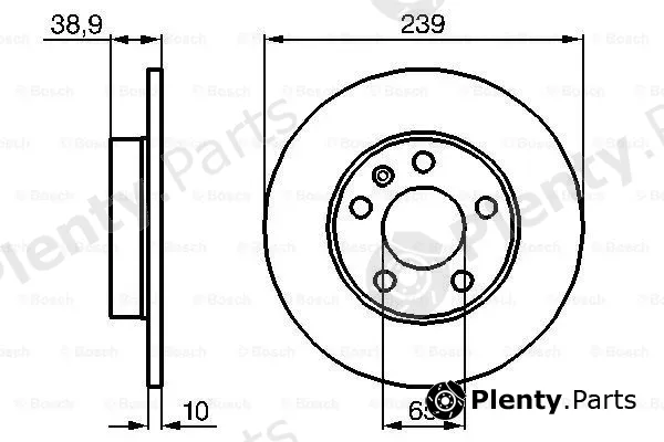 Bosch 0986478894 — Brake Disc