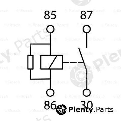 Bosch 0986AH0082 — Relay, main current