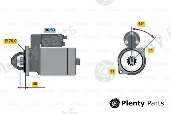 Bosch 0986019061 — Starter