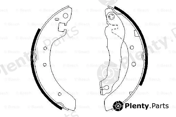 Bosch 0986487299 — Brake Shoe Set