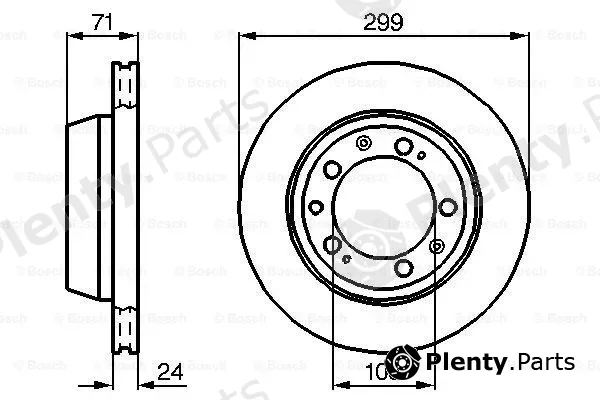 Bosch 0986478417 — Brake Disc