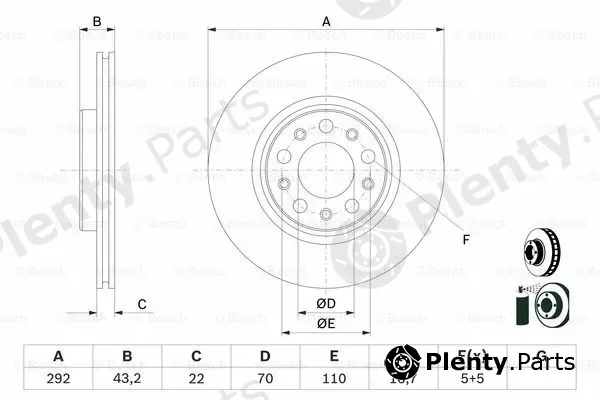Bosch 0986479D99 — Brake Disc