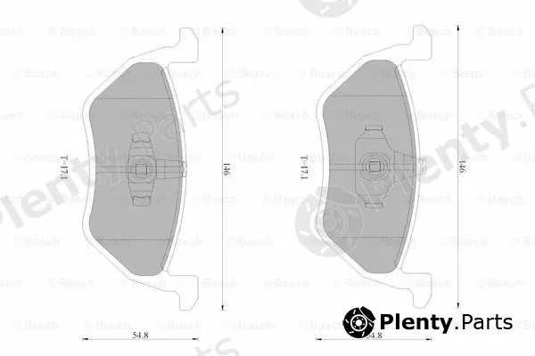 Bosch 0986AB4592 — Brake Pad Set, disc brake