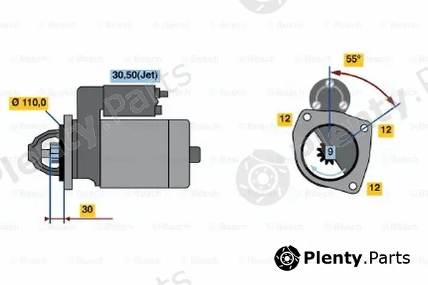 Bosch 0001223010 — Starter