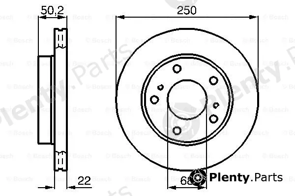 Bosch 0986478685 — Brake Disc