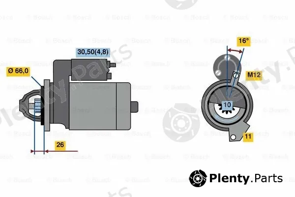 Bosch 0001139019 — Starter