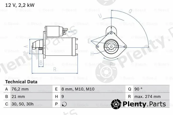 Bosch 0986012620 — Starter