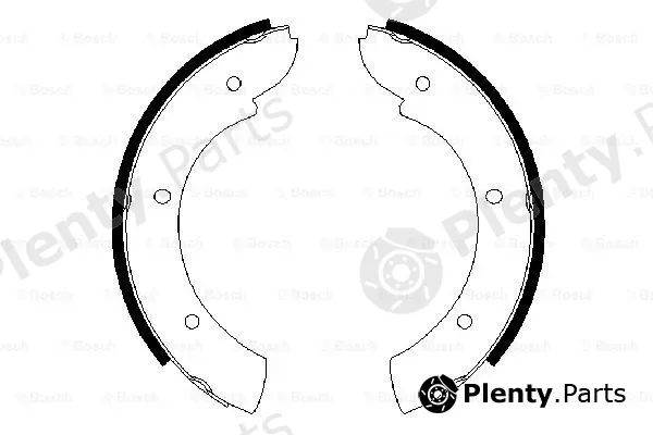 Bosch 0986487622 — Brake Shoe Set, parking brake