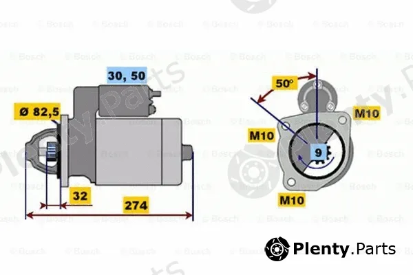 Bosch 0001218141 — Starter