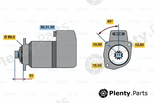 Bosch 0986012740 — Starter