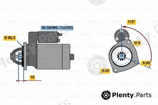 Bosch 0001316010 — Starter