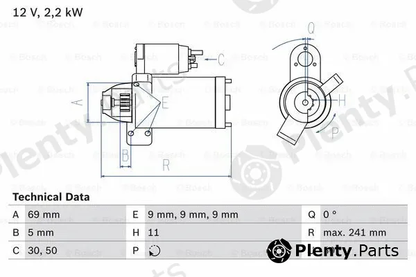 Bosch 0986023960 — Starter