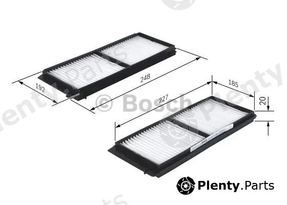 Bosch 1987432275 — Filter, cabin air