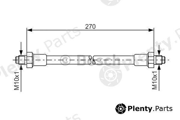 Bosch 1987476389 — Brake Hose